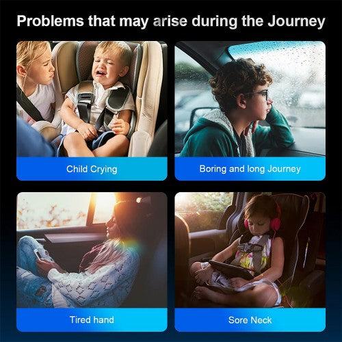 Car Headrest Mount, Angle Adjustable Universal Tablet Holder for Car Backseat, for 5 Car Headrest Mount, Angle Adjustable Universal Tablet Holder for Car Backseat, for 5